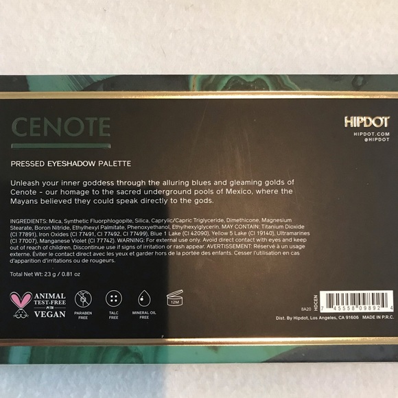 HipDot eyeshadow palette NIB - Picture 2 of 3
